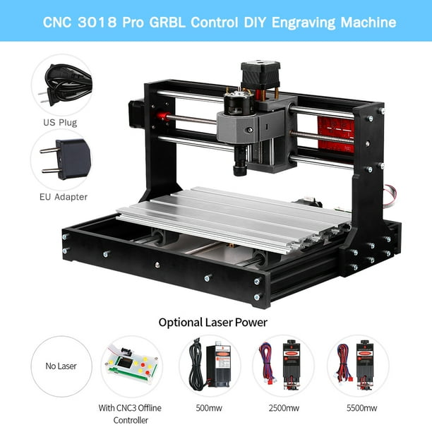 3 Axis CNC3018 PRO DIY Router Kit Engraving Milling Machine GRBL Control ER11 CE